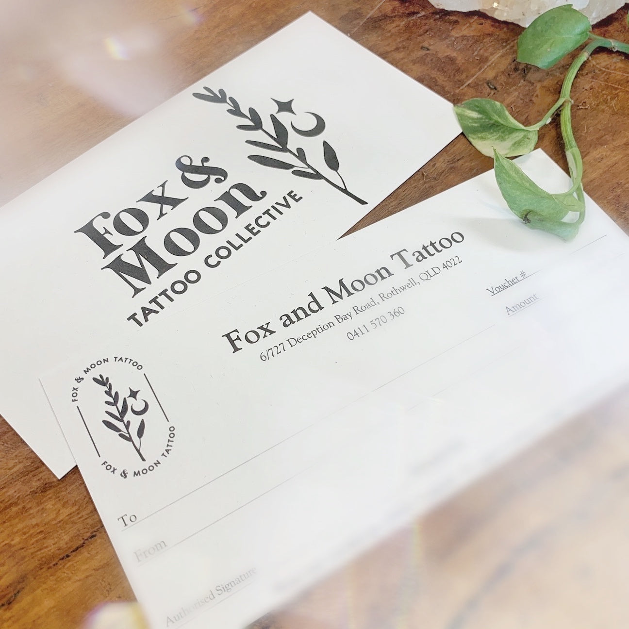 Gift Certificate foxandmoontattoo Gift Certificate foxandmoontattoo